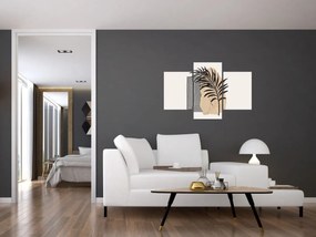 Kép - Absztrakció trópusi levelekkel N⁰3 (90x60 cm)