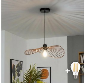 Brilagi - LED csillár kábelre függesztett CERIA WIRE 1xE27/40W/230V 40x56 cm bronz