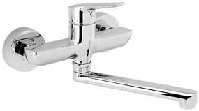 Novaservis Metalia 54 mosogató - mosdó csaptelep forgó karral 150 mm króm 54076,0 54076.0