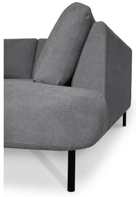 Sötétszürke sarokkanapé (jobb oldali-U alakú) Hero – Scandic