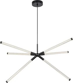 RÁBALUX 72168 NIVARO Modern Led Függesztett Lámpa Fekete IP20