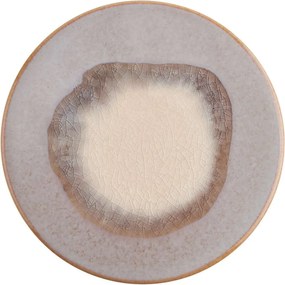 COSMOS kerámia poháralátét, világosszürke Ø 11 cm
