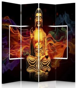 Gario Paraván Tüzes Buddha Méret: 145 x 170 cm, Kivitelezés: Klasszikus paraván