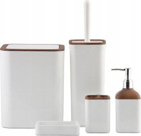 Berretti Fürdőszoba Szett Wc-hez 5 Részes Fehér