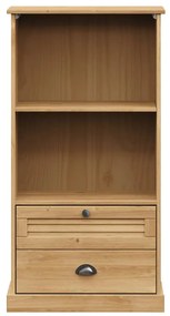 VIGO tömör fenyőfa könyvespolc 60x35x114,5 cm