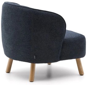 Szürkéskék zsenília fotel Ulit – Kave Home