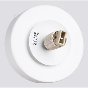 Fehér fali lámpa Blaze – Sollux