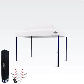 Piaci sátor eladó 2x3m | Gyorsan felállítható sátor - 3 oldalfal nélkül - Fehér