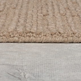 Bézs kézi szövésű gyapjú szőnyeg 160x230 cm Harris Boucle – Flair Rugs