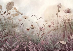 Fotótapéta Rét Mezei Virágok Boho Falra Hálószoba Nappali 350x250