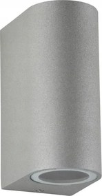 Kültéri kerti fali lámpa szürke felső-alsó 15 cm 2 pont IP44 Su-ma