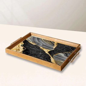 Üveg tálca, 38×24 cm – TPEA10010