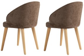 Bentley Brown és Light Oak étkezőszék szett, 2 db