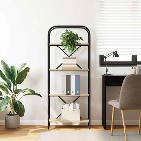 Könyvespolc sonoma tölgy 60 x 30 x 146 cm Faanyag
