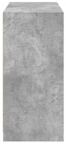 betonszürke szerelt fa ruhásszekrény 77 x 48 x 102 cm