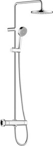 Hansa Basic zuhanyrendszer termosztatikus csapteleppel króm 55350110