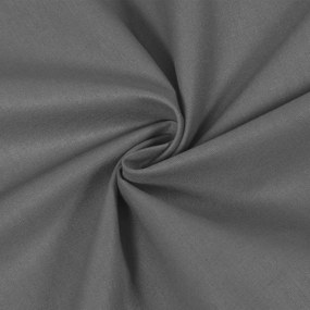 Goldea egyszínű pamutvászon suzy - sötétszürke 160 cm