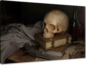 Vászonkép 90x60 Koponya Halál Csontváz