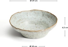 Szürke kerámia leveses tálka Alenia – Kave Home