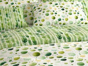 Polipamut ágyneműhuzat GREEN TREES POLY zöld Ágyneműhuzat mérete: 70 x 90 cm | 140 x 220 cm