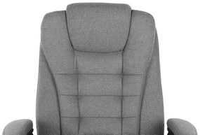 Szürke irodai forgószék ROYAL Beliani