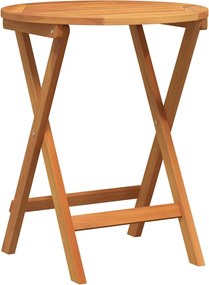 vidaXL Kerti Asztal Természetes 60 x 60 x 72 cm Tömör Akácfa