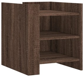 vidaXL barna tölgy színű szerelt fa éjjeliszekrény 45 x 50 x 50 cm