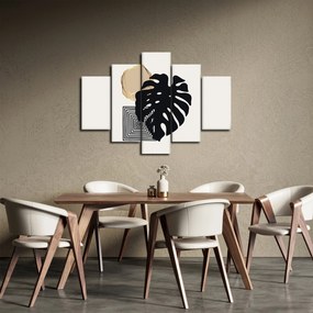 Kép - Absztrakció trópusi levelekkel N⁰2 (150x105 cm)