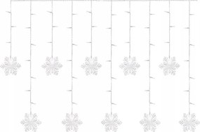 Hópehely jégcsap IP44 60 Led 135x50cm hideg fehér DCGW13 Emos