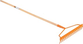 Kerti gereblye Fém levelekhez 43 x 140cm Állítható Flo Széles