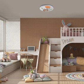 Rabalux 71191 - LED gyerekszobai mennyezeti lámpa HEDGY LED/24W/230V 3000K