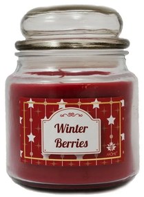 Arome nagyméretű illatgyertya üvegpohárban Winter berries, 424 g
