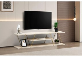 TV szekrény Canaz - Arany, Travertine