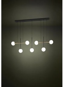 Eglo 390178 - Csillár zsinóron PAZ 7xE14/40W/230V arany/fekete