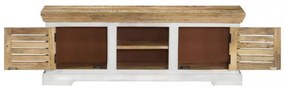 tömör mangófa TV-szekrény 110 x 30 x 40 cm