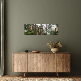 Kép - Zhangjiajie Nemzeti Park, Kína (órával) (90x30 cm)