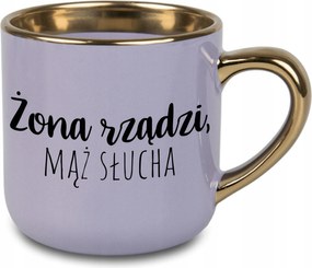 Bögre Nagy Lila Feleség Uralkodik Férj Hallgató Ajándék Házassági évfordulóra