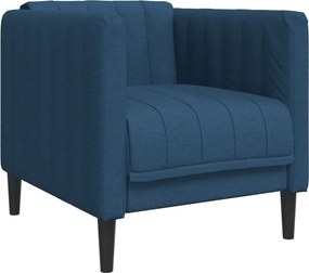 vidaXL kék szövet kanapészék