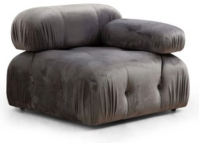 Sarokkanapé Bubble ( L1-O1-1R -Puf) - Szürke