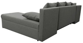 Univerzális, kihúzható U-alakú sarokülőgarnitúra tárolóhellyel ALMEIDA antracit