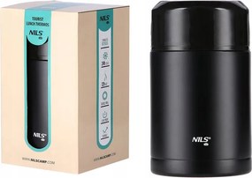 Nils Hőszigetelt Bögre Termosz Utazáshoz Kávéhoz Teához Fogantyúval 1000 ml