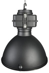 Okos ipari függőlámpa fekete 53 cm, A60 Wifi-vel - Sicko