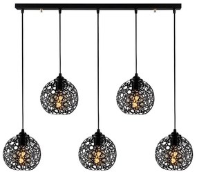 Csillár zsinóron FELLINI 5xE27/100W/230V