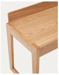 Íróasztal kőrisfa dekoros asztallappal 60x120 cm Arandu – Kave Home