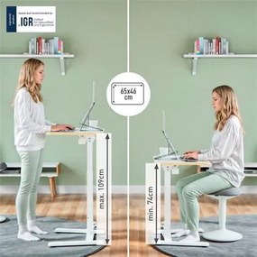 Ülő/álló laptop asztal, LEITZ Ergo (E65880001)