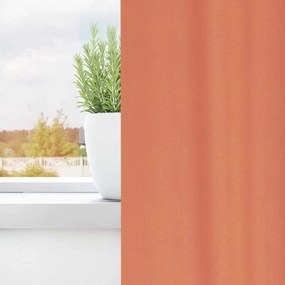 Függönyök függönyökkel 2 pcs Terrakotta 260x140cm Poliészter