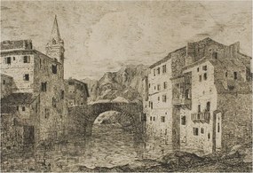 Fotótapéta Flizelin Fal a Hálószobába Városi panoráma 152x104 Ragasztó