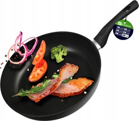 Gáz Indukciós Serpenyő 30 cm Tapadásmentes Non-stick Sütéshez Nagy