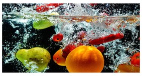 Akril üveg kép Gyümölcsök víz alatt oah-43733857