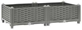 vidaXL polipropilén magaságyás 80 x 40 x 23 cm
